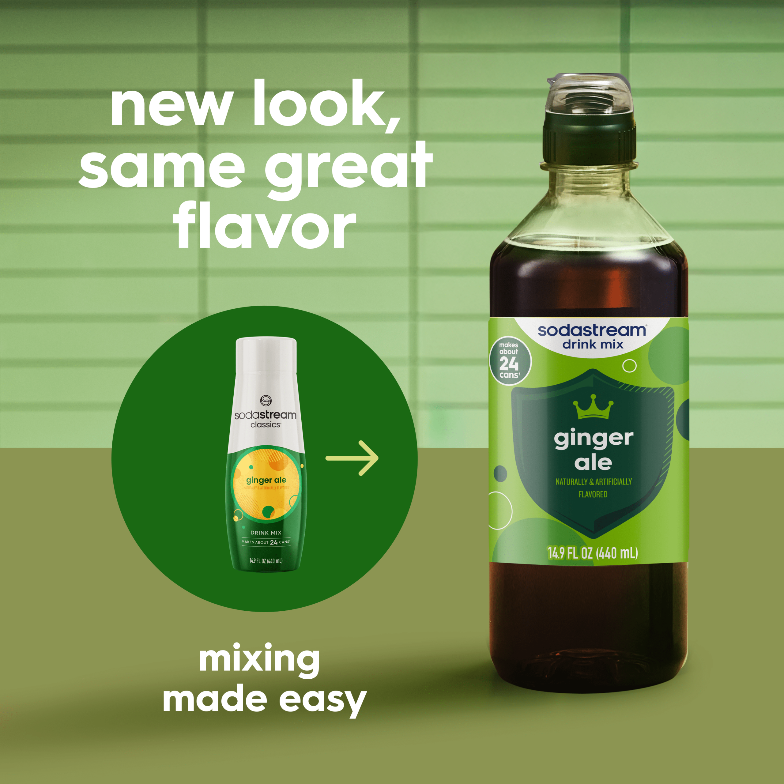 Sodastream Classics? Ginger Ale Drink Mix 4 Pack 440ml - Image 4