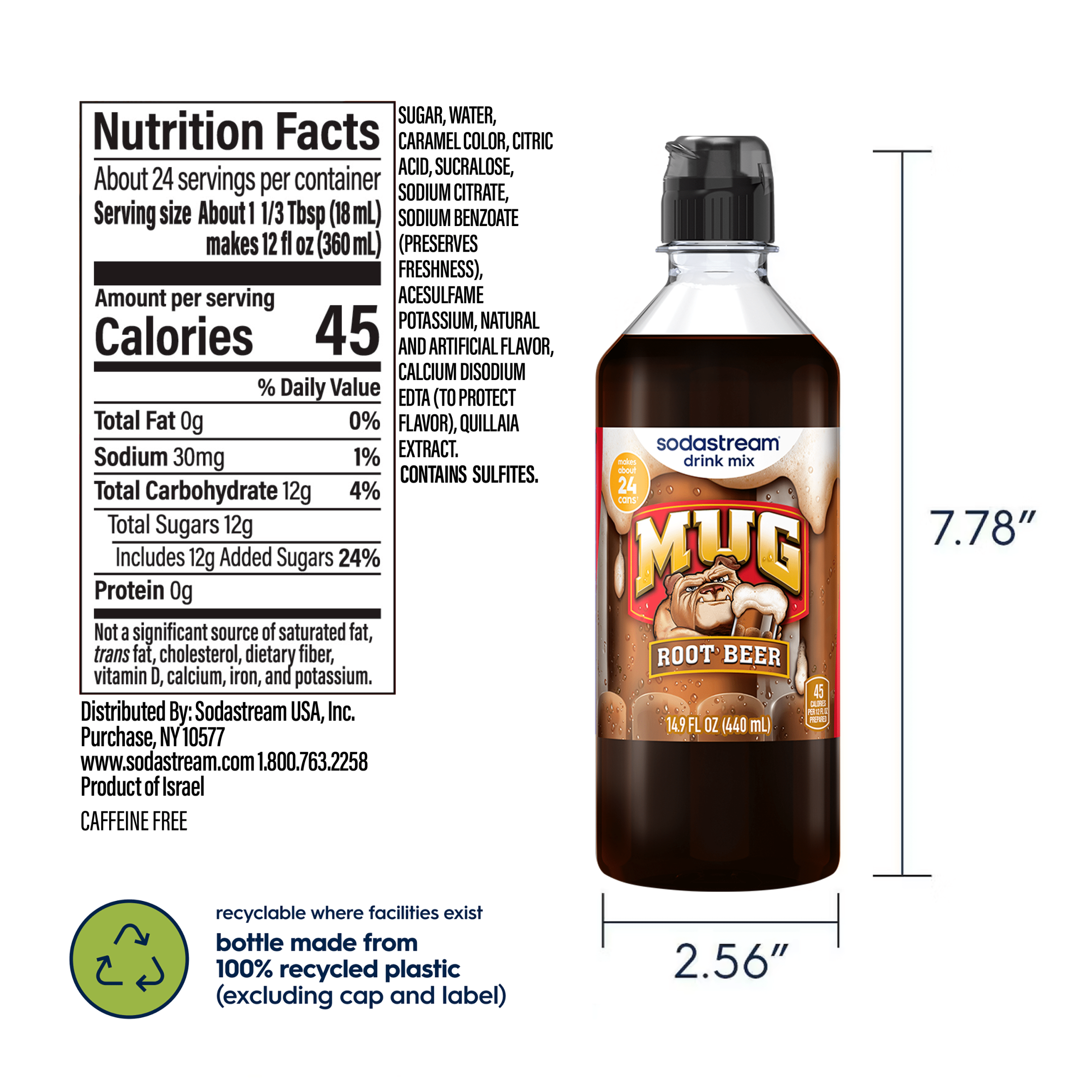 Sodastream MUG? Root Beer Drink Mix 440ml - Image 6