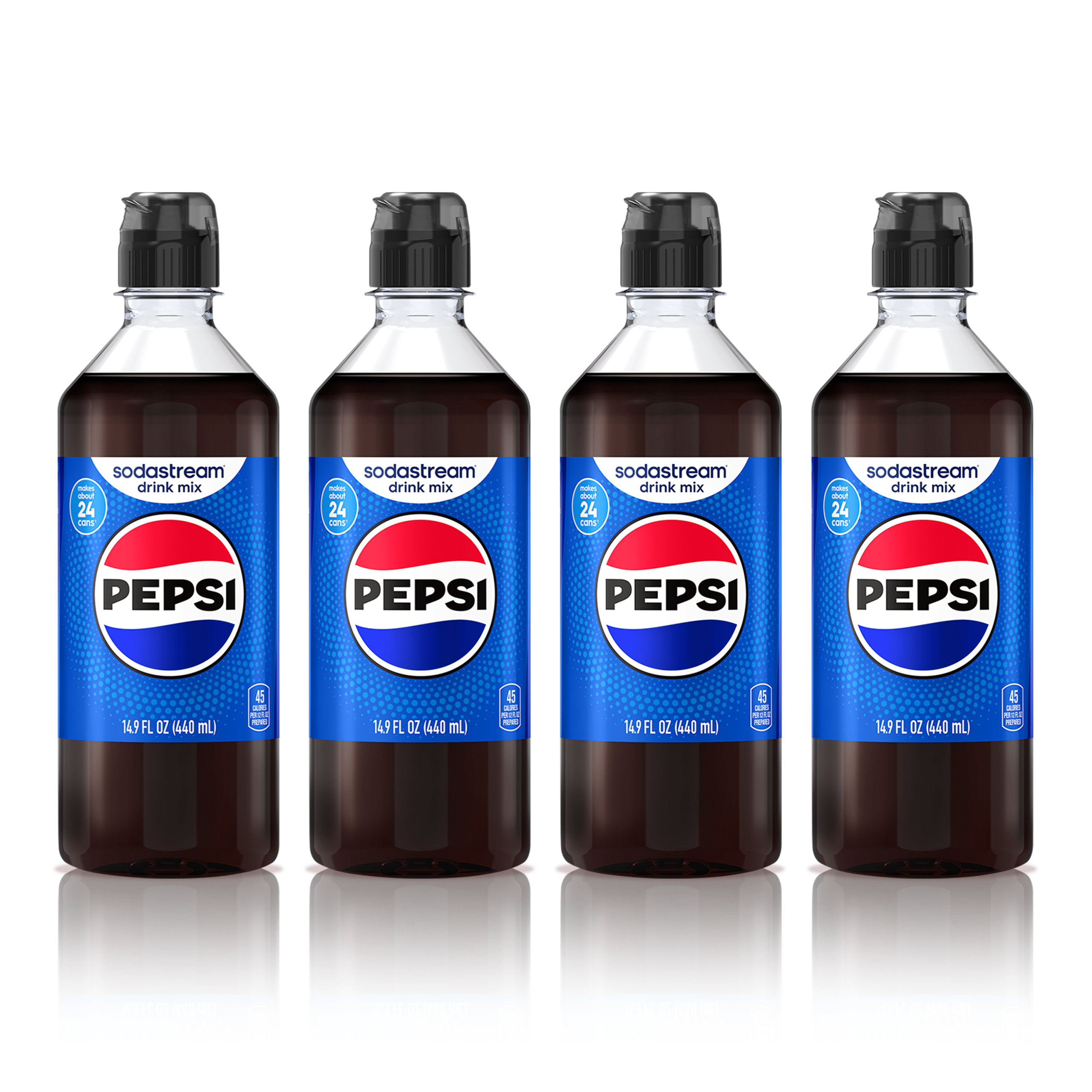 Sodastream Pepsi Drink Mix 4 Pack 440ml